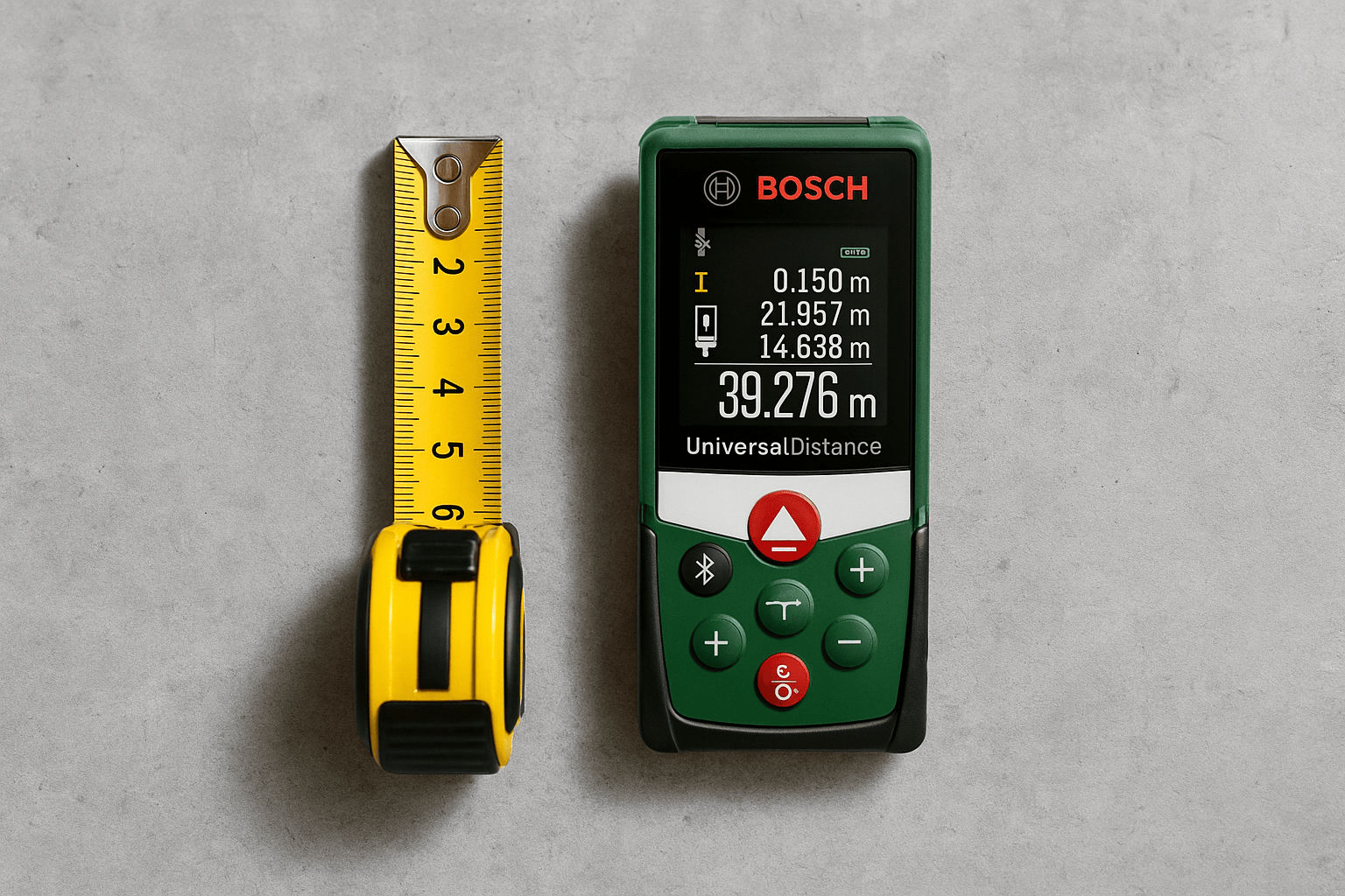 Bosch laser distance measurer
